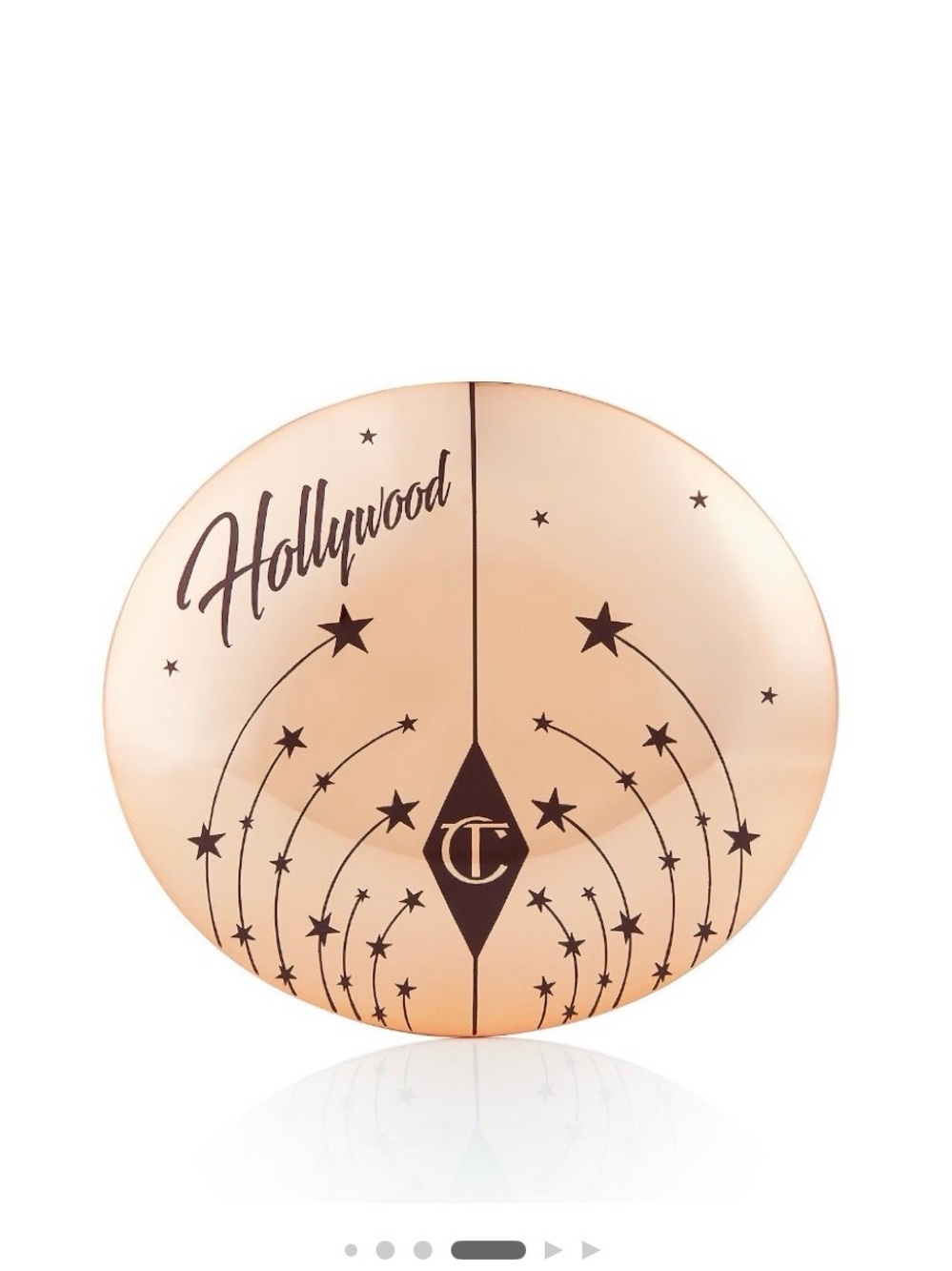 Charlotte Tilbury Hollywood Glow Radiant Powder โ Rose Gold Finish